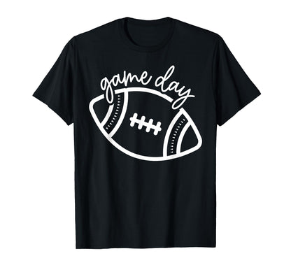 Game Day Sports Parent Football Mom T-Shirt - Custom Art Print Men Women - T-Shirt, Sweatshirt, Hoodie