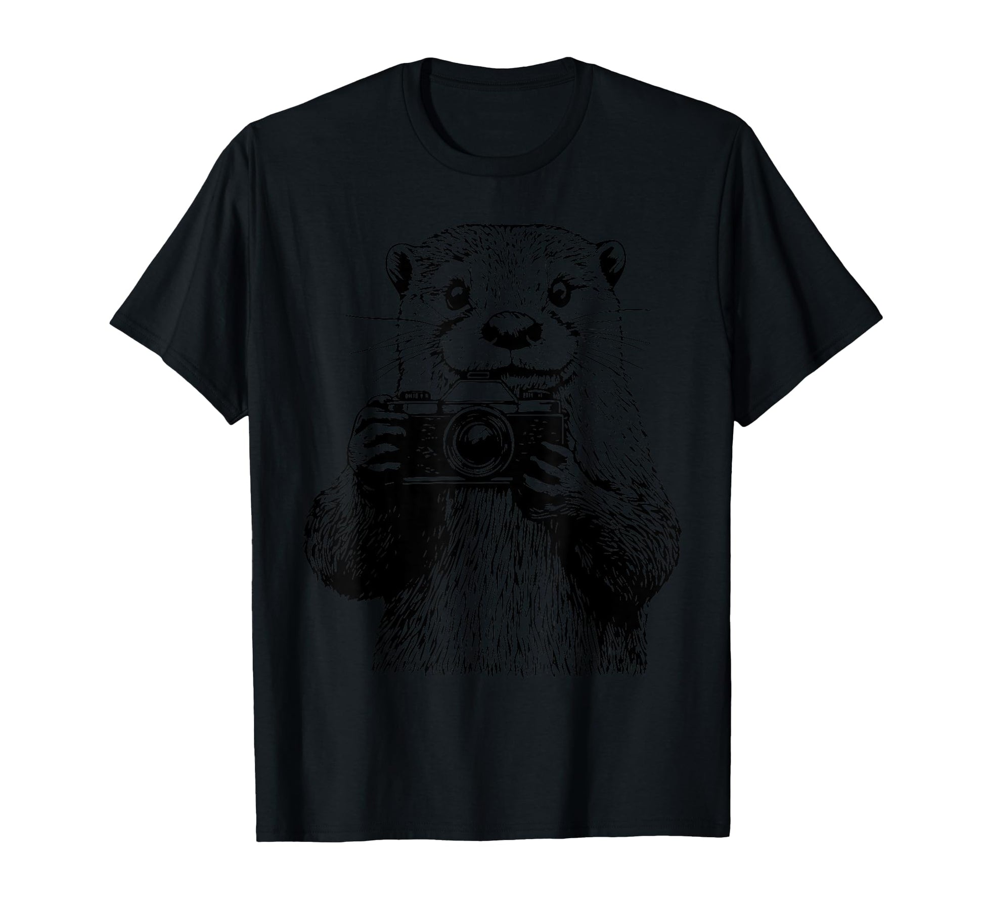 Otter Camera Otter Photographer T-Shirt - Streetwear Style Unisex - T-Shirt, Sweatshirt, Hoodie