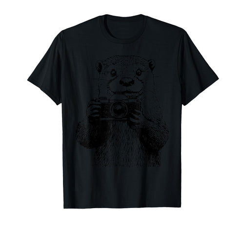 Otter Camera Otter Photographer T-Shirt - Streetwear Style Unisex - T-Shirt, Sweatshirt, Hoodie