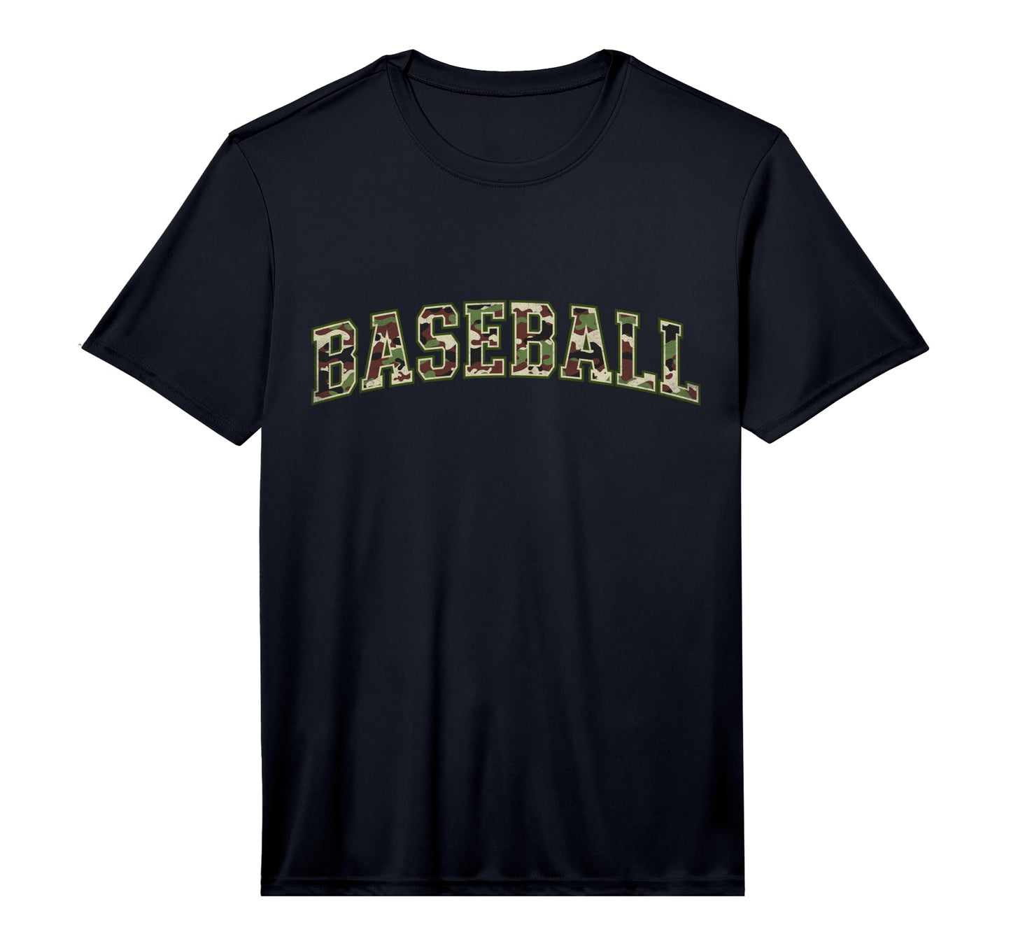 Mens Camo Baseball Camourflage T-Shirt - Casual Everyday Wear Unisex - T-Shirt, Sweatshirt, Hoodie