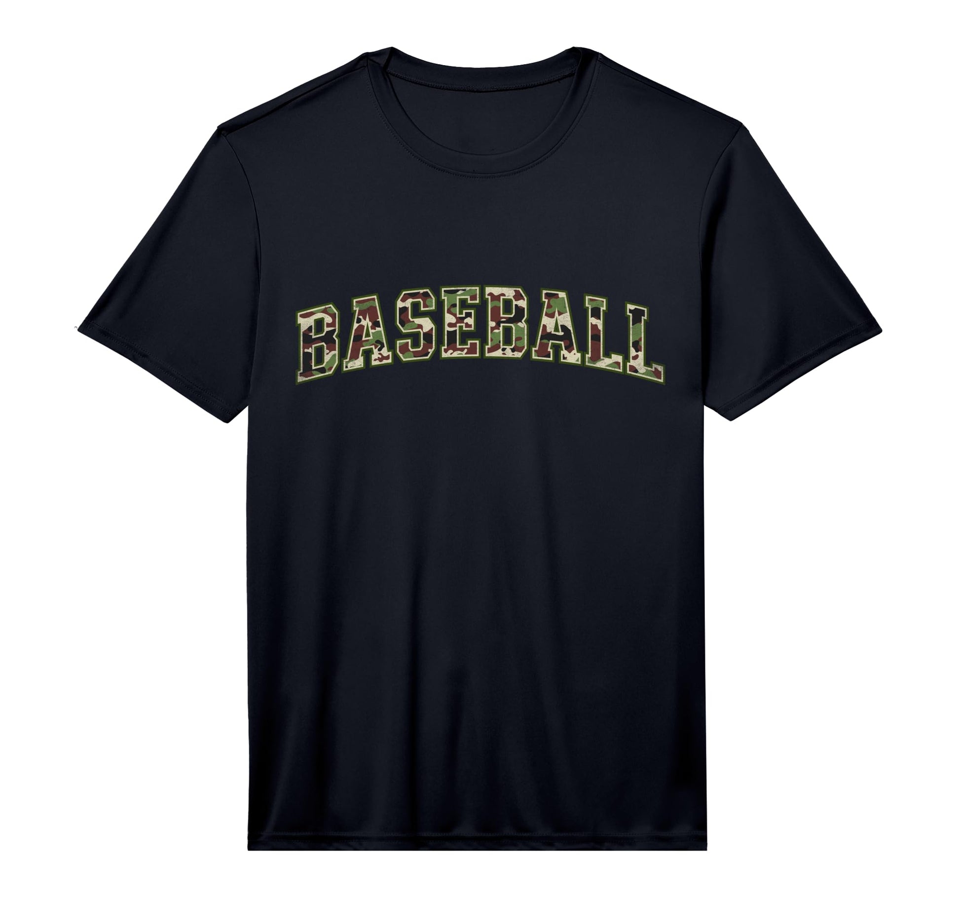 Mens Camo Baseball Camourflage T-Shirt - Casual Everyday Wear Unisex - T-Shirt, Sweatshirt, Hoodie