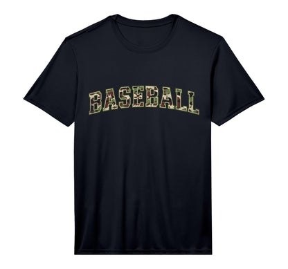 Mens Camo Baseball Camourflage T-Shirt - Casual Everyday Wear Unisex - T-Shirt, Sweatshirt, Hoodie