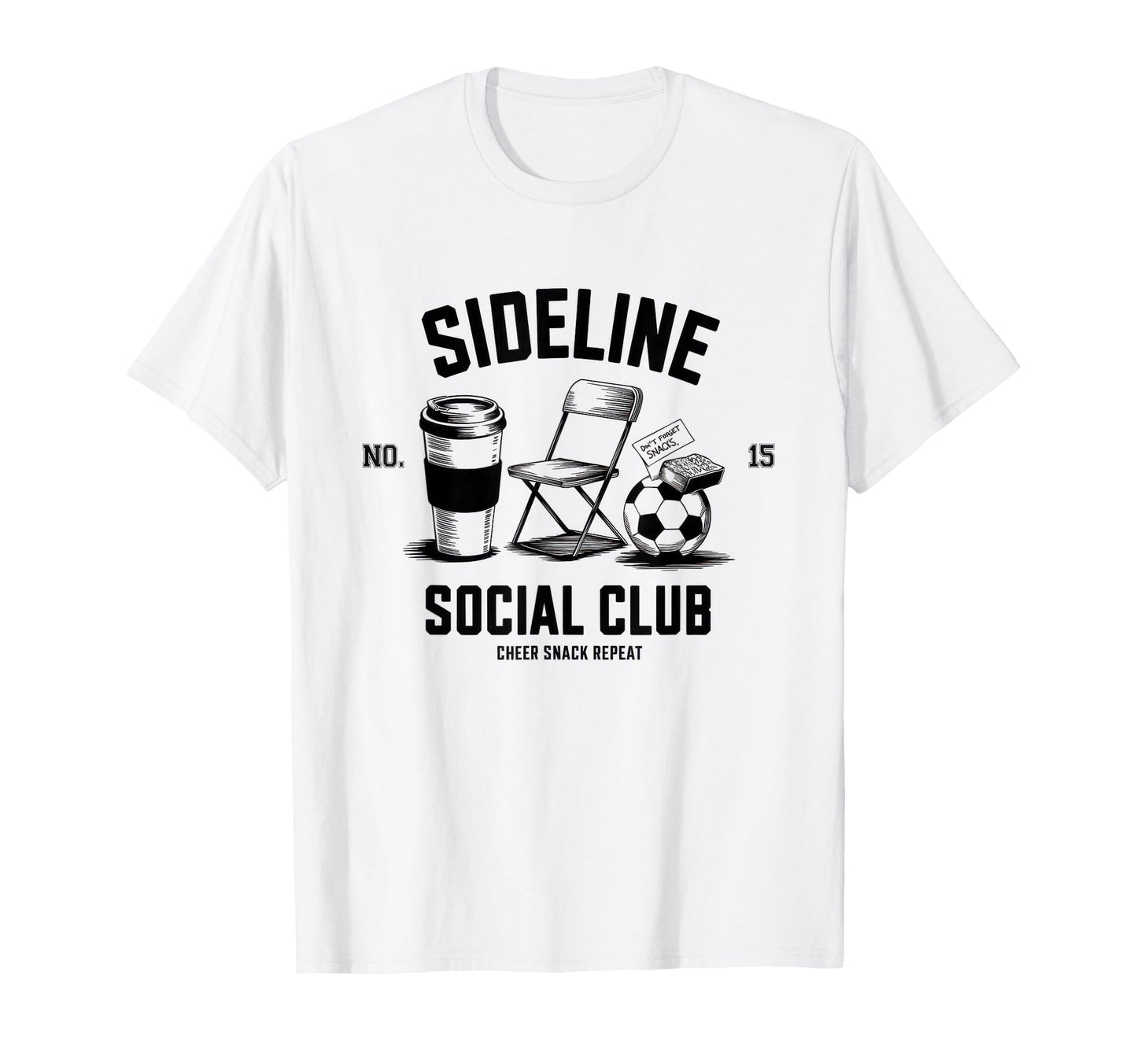 Sideline Social Club Soccer Mom Game T-Shirt - Aesthetic Graphic Men Women - T-Shirt, Sweatshirt, Hoodie