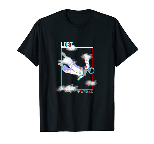 Lost Astronaut Japan Sad 90S T-Shirt - Casual Everyday Wear Unisex - T-Shirt, Sweatshirt, Hoodie