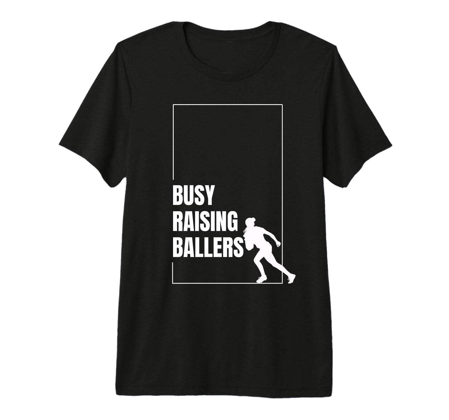Funny Baseball Quotes Busy Raising T-Shirt - Trendy Graphic for Adults - T-Shirt, Sweatshirt, Hoodie