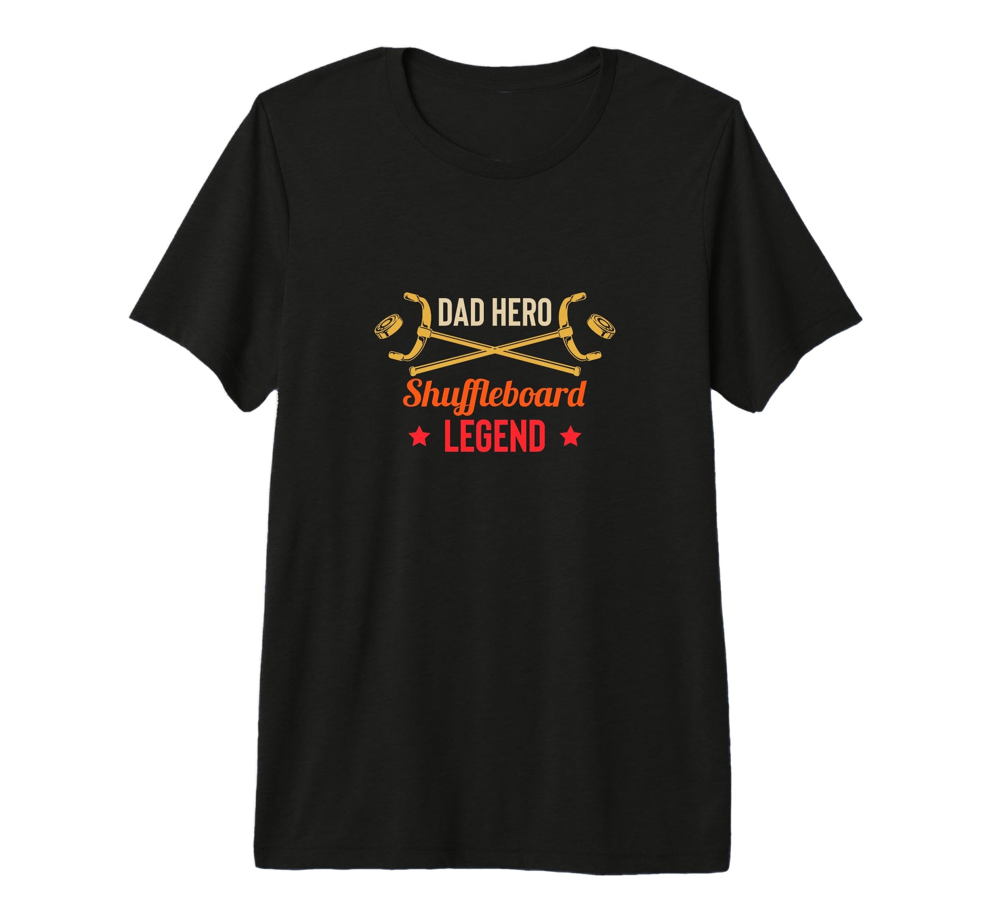 Mens Dad Hero Shuffleboard Legend T-Shirt - Streetwear Style Men Women - T-Shirt, Sweatshirt, Hoodie
