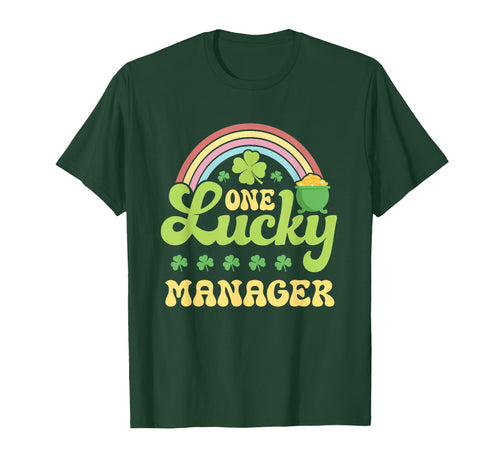 One Lucky Manager St Patricks Day T-Shirt - Streetwear Style for Adults - T-Shirt, Sweatshirt, Hoodie