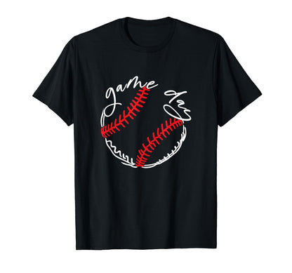 Game Day Baseball Baseball Life T-Shirt - Casual Everyday Wear for Adults - T-Shirt, Sweatshirt, Hoodie