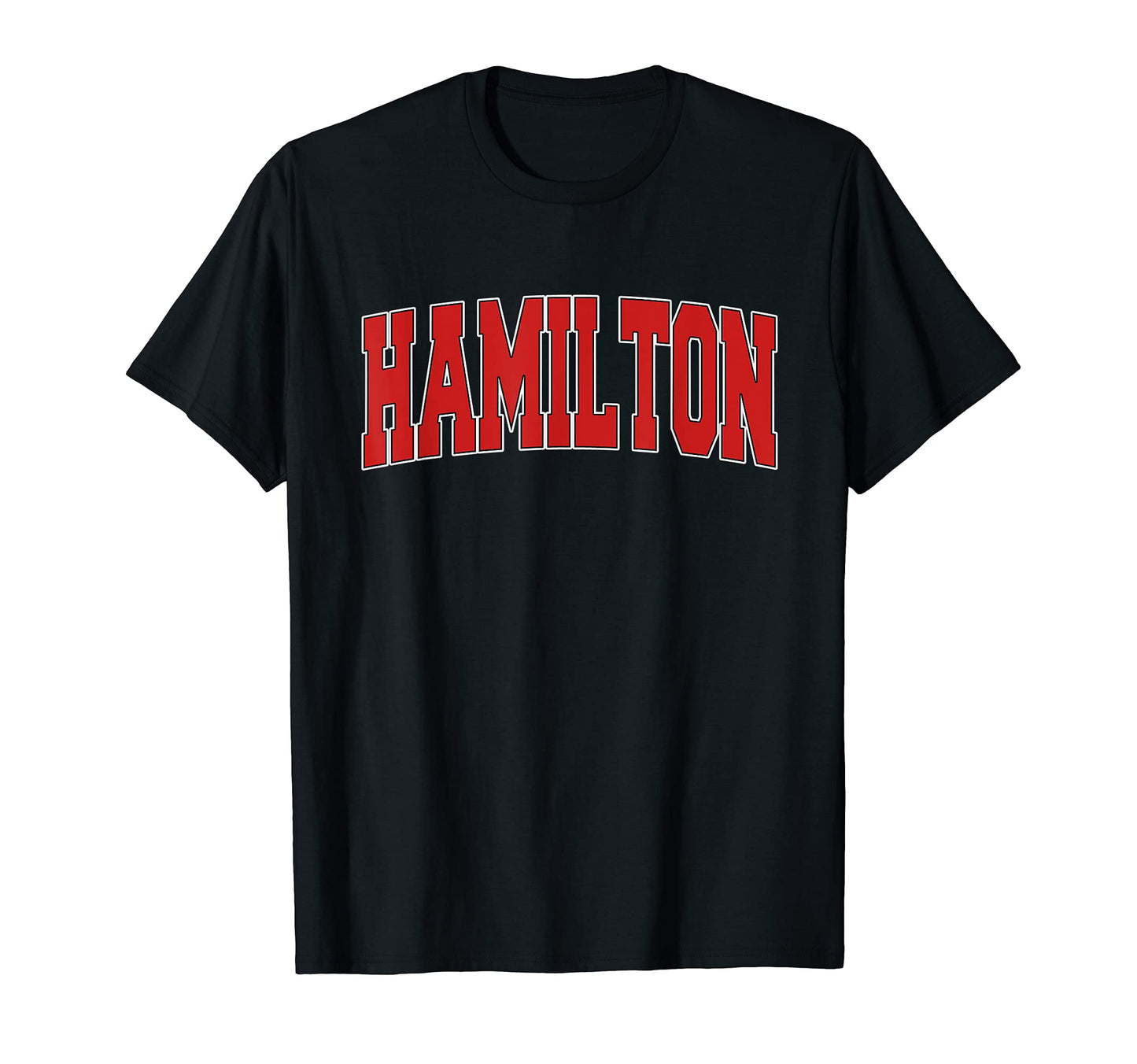 Hamilton Al Alabama Varsity Usa Sports T-Shirt - Novelty Apparel for Adults - T-Shirt, Sweatshirt, Hoodie