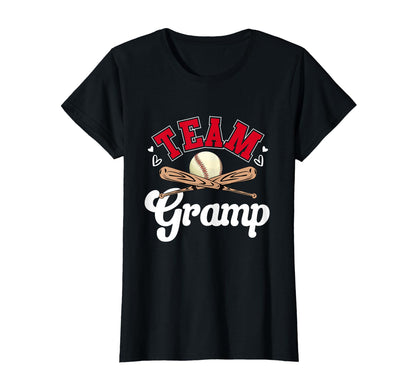 Team Gramp Mothers Day Baseball T-Shirt - Trendy Graphic Men Women - T-Shirt, Sweatshirt, Hoodie