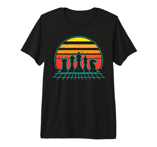 Chess Pieces Vaporwave Aesthetic 80S T-Shirt - Aesthetic Graphic Unisex - T-Shirt, Sweatshirt, Hoodie
