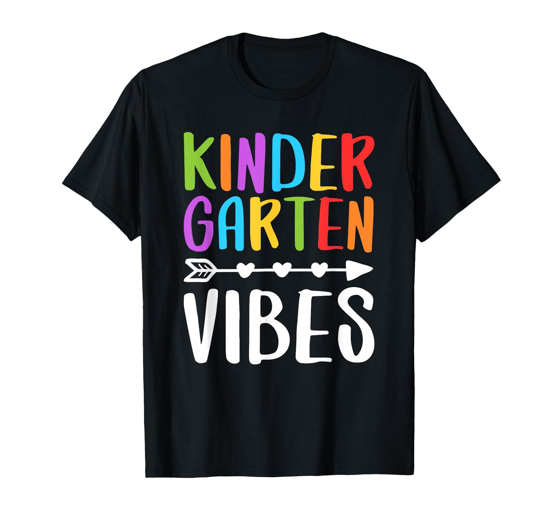 Kindergarten Vibes Teacher Back To School T-Shirt - Graphic Print Unisex - T-Shirt, Sweatshirt, Hoodie