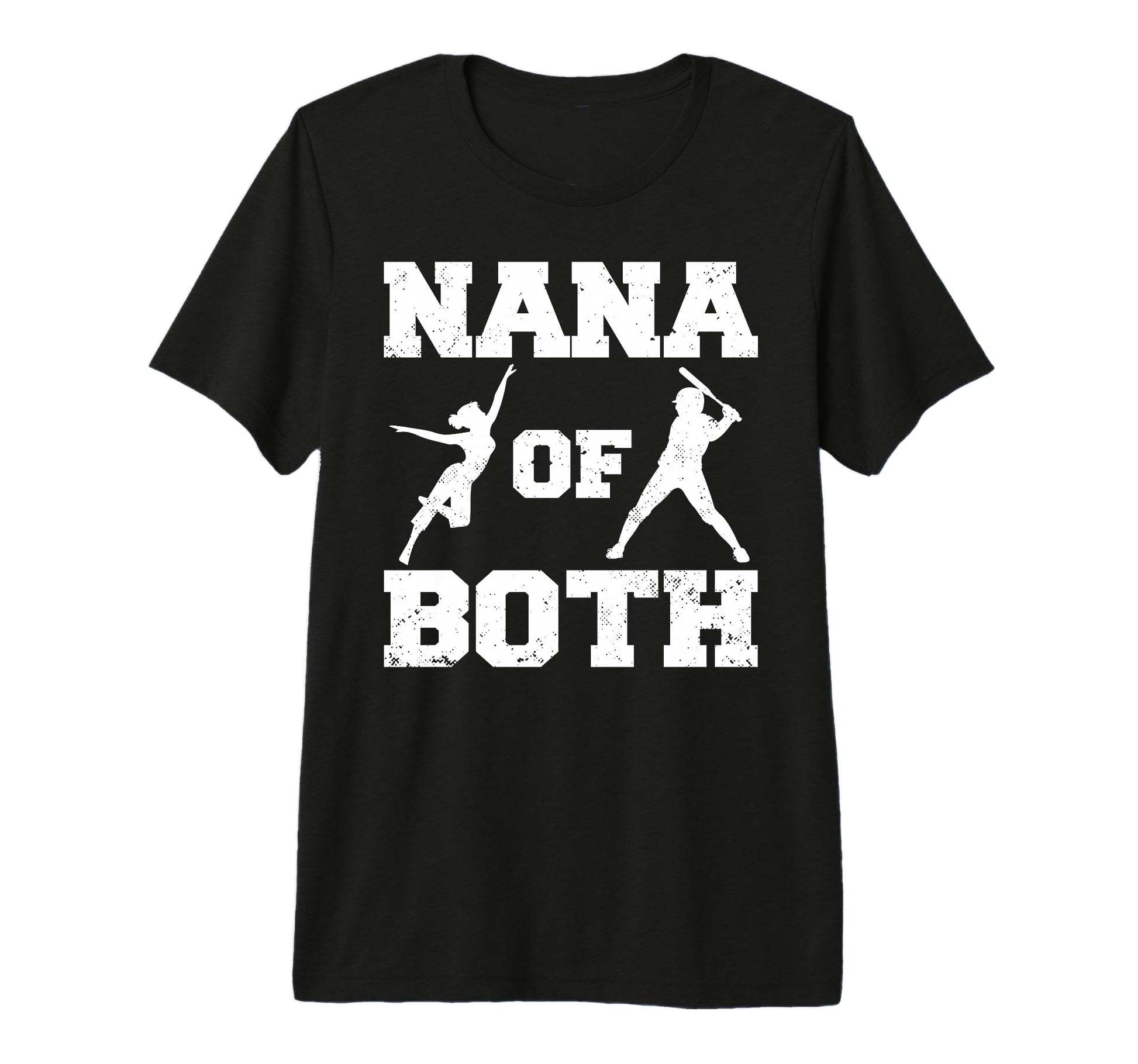 Nana Both Funny Baseball And Dance Nana T-Shirt - Novelty Apparel Unisex - T-Shirt, Sweatshirt, Hoodie