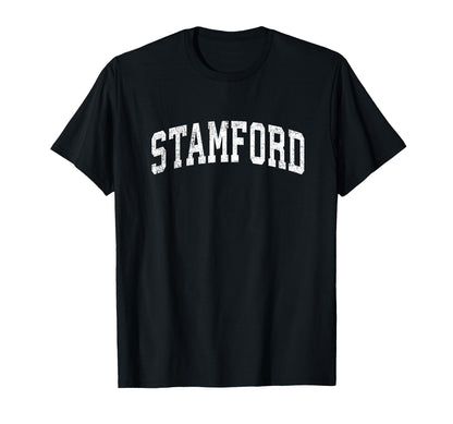 Stamford Connecticut Ct Varsity Sports T-Shirt - Minimalist Print Unisex - T-Shirt, Sweatshirt, Hoodie