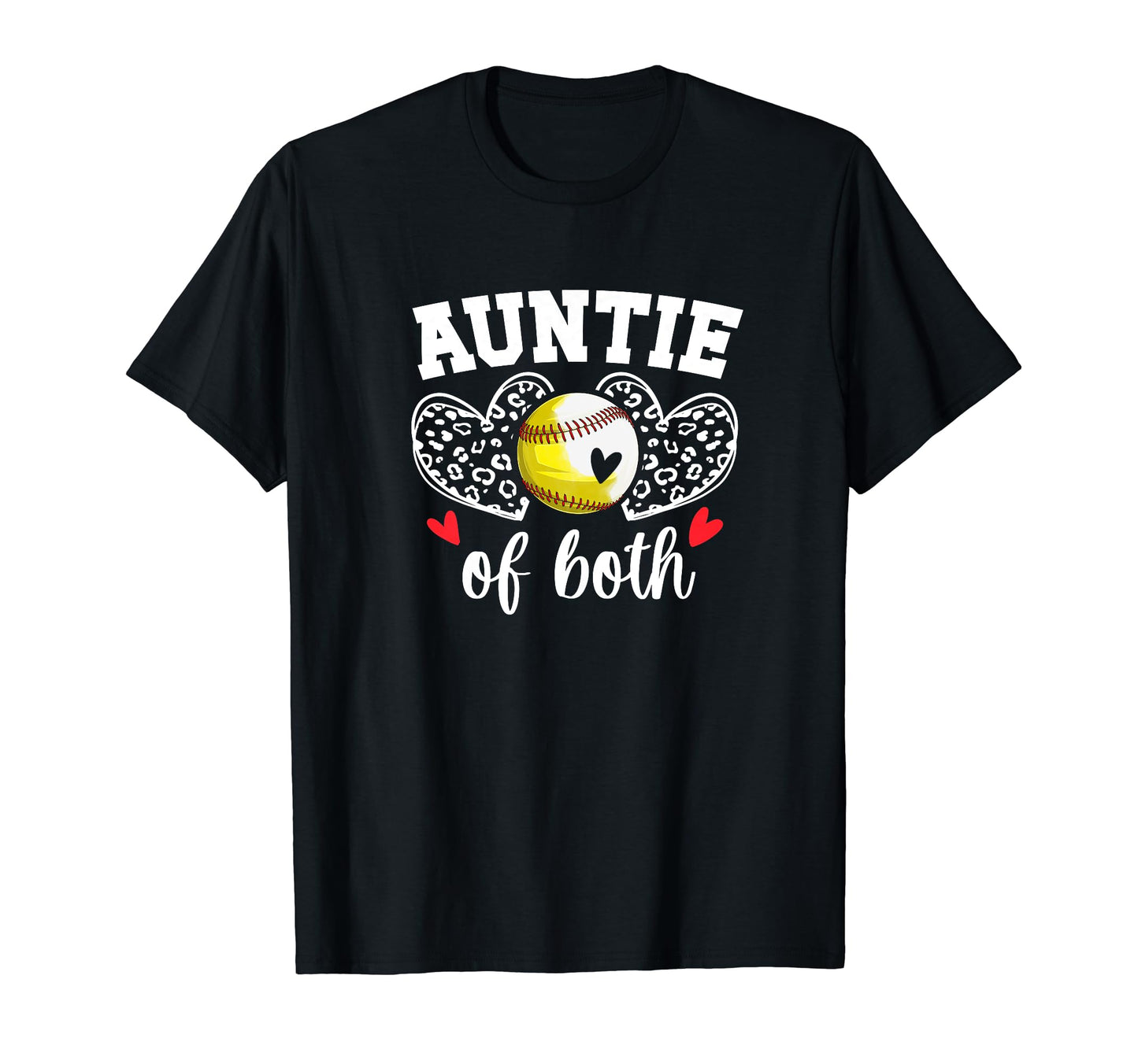 Auntie Both Baseball Softball Aunt Ballers T-Shirt - Trendy Graphic Unisex - T-Shirt, Sweatshirt, Hoodie