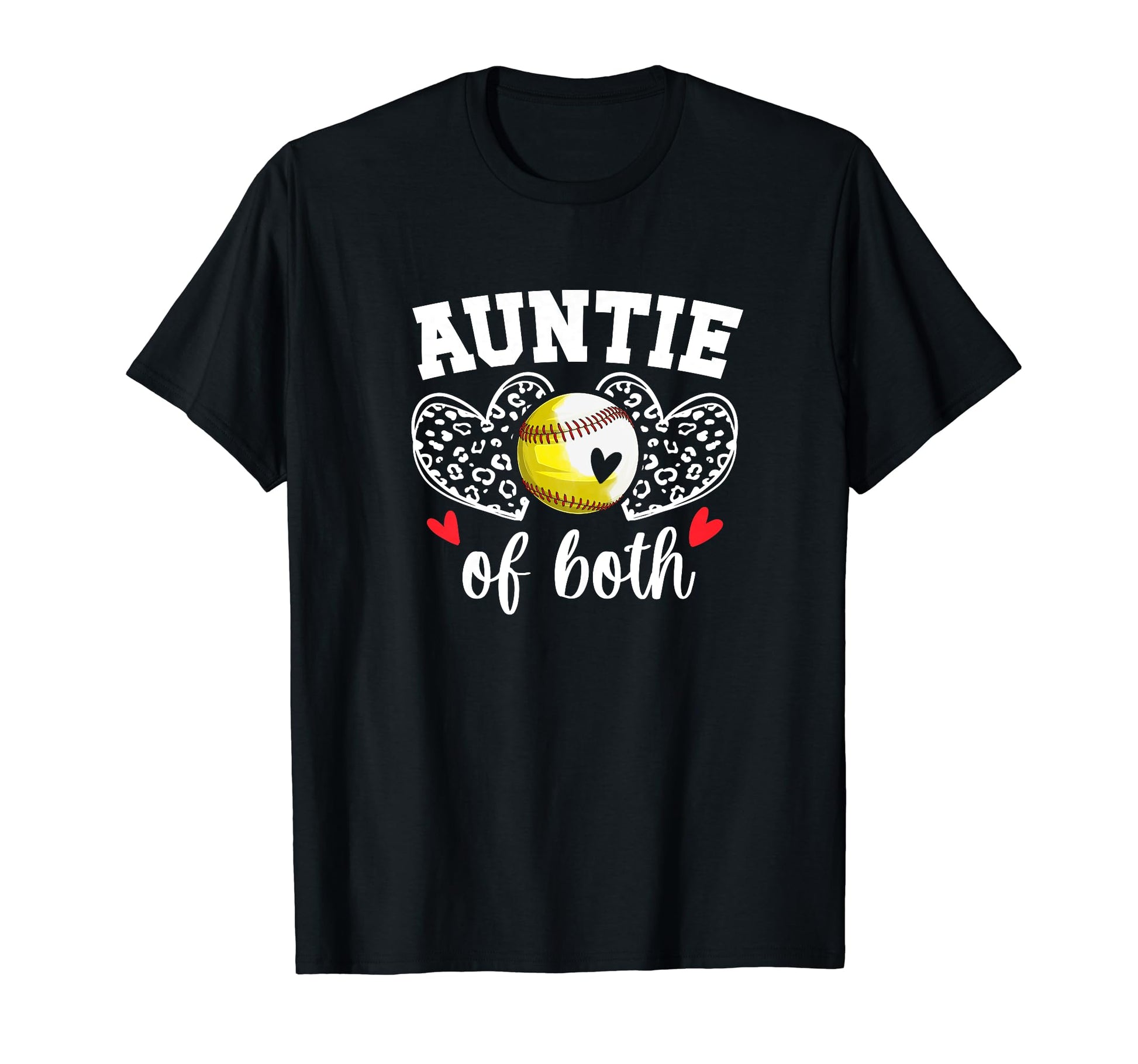 Auntie Both Baseball Softball Aunt Ballers T-Shirt - Trendy Graphic Unisex - T-Shirt, Sweatshirt, Hoodie