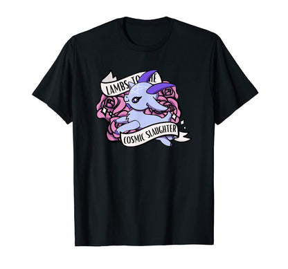 Pastel Goth Cosmic Purple Goat T-Shirt - Novelty Apparel for Adults - T-Shirt, Sweatshirt, Hoodie