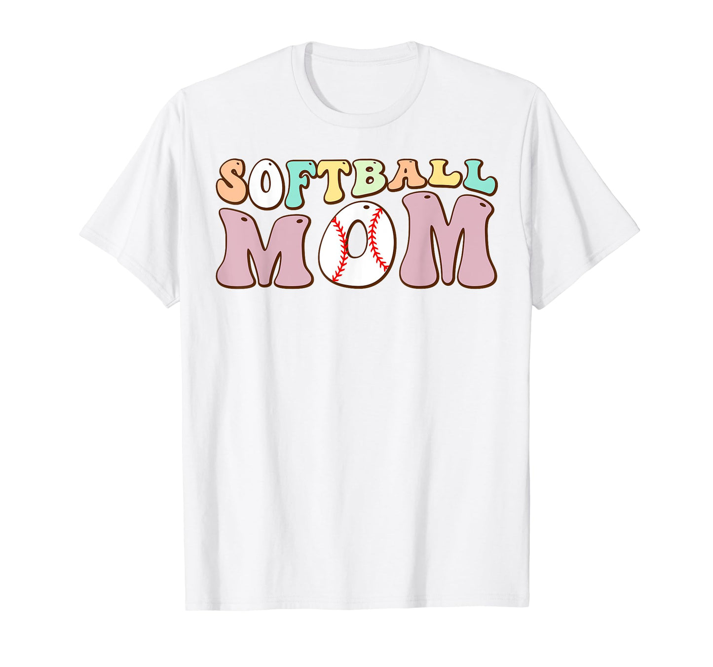 Baseball Mom Bleached Messy Bun Game Day T-Shirt - Custom Art Print Unisex - T-Shirt, Sweatshirt, Hoodie