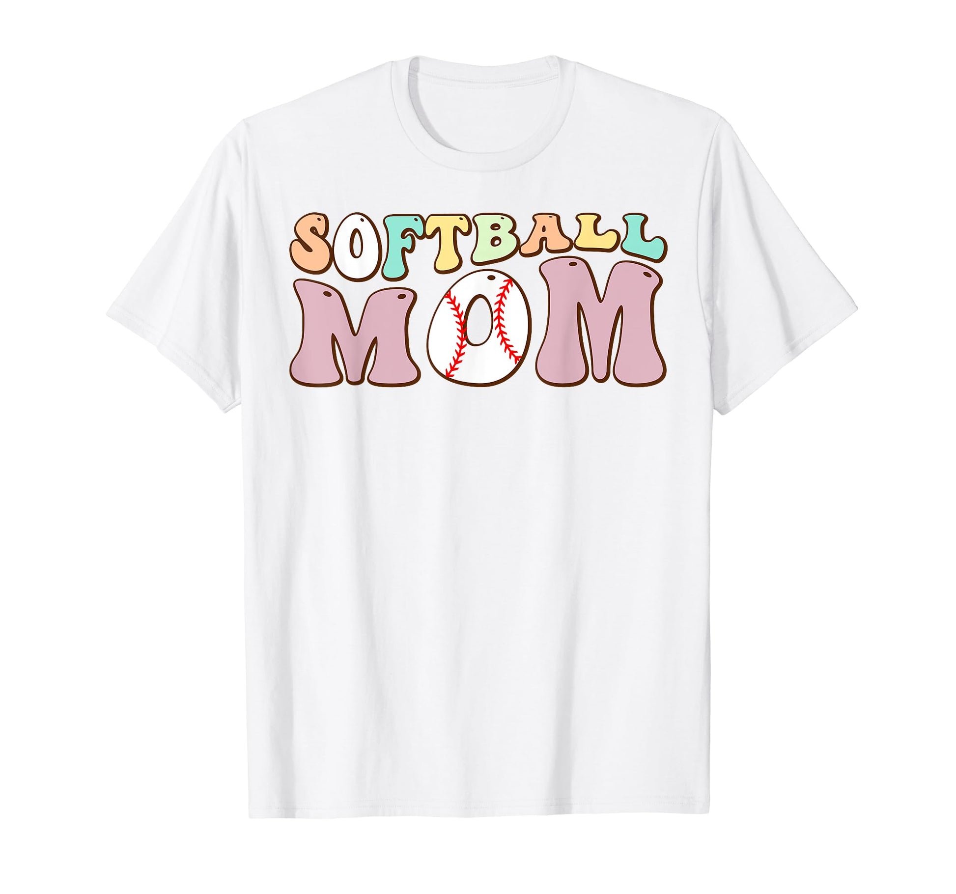 Baseball Mom Bleached Messy Bun Game Day T-Shirt - Custom Art Print Unisex - T-Shirt, Sweatshirt, Hoodie
