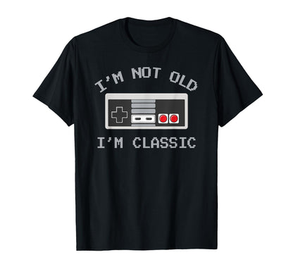 Im Not Old Im Old School Gamer T-Shirt - Aesthetic Graphic for Adults - T-Shirt, Sweatshirt, Hoodie