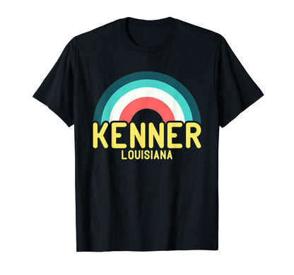 Kenner Louisiana Rainbow T-Shirt - Graphic Print Unisex - T-Shirt, Sweatshirt, Hoodie