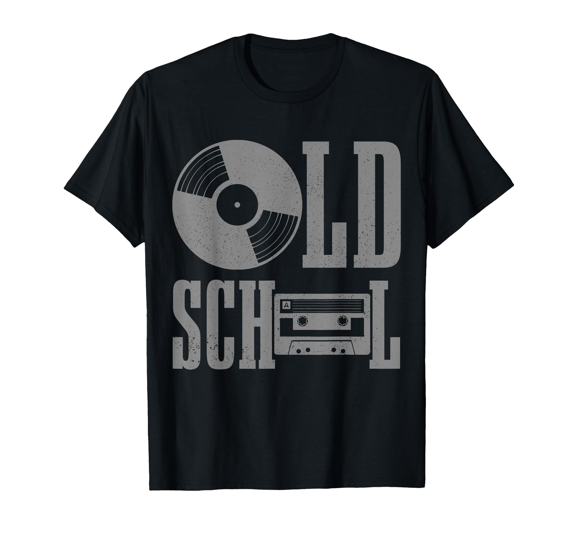 Vinyl Record Casette Tape Old T-Shirt - Fun Novelty Design Men Women - T-Shirt, Sweatshirt, Hoodie