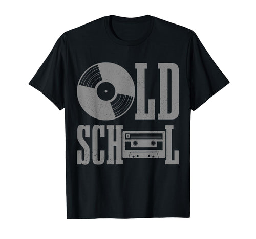 Vinyl Record Casette Tape Old T-Shirt - Fun Novelty Design Men Women - T-Shirt, Sweatshirt, Hoodie