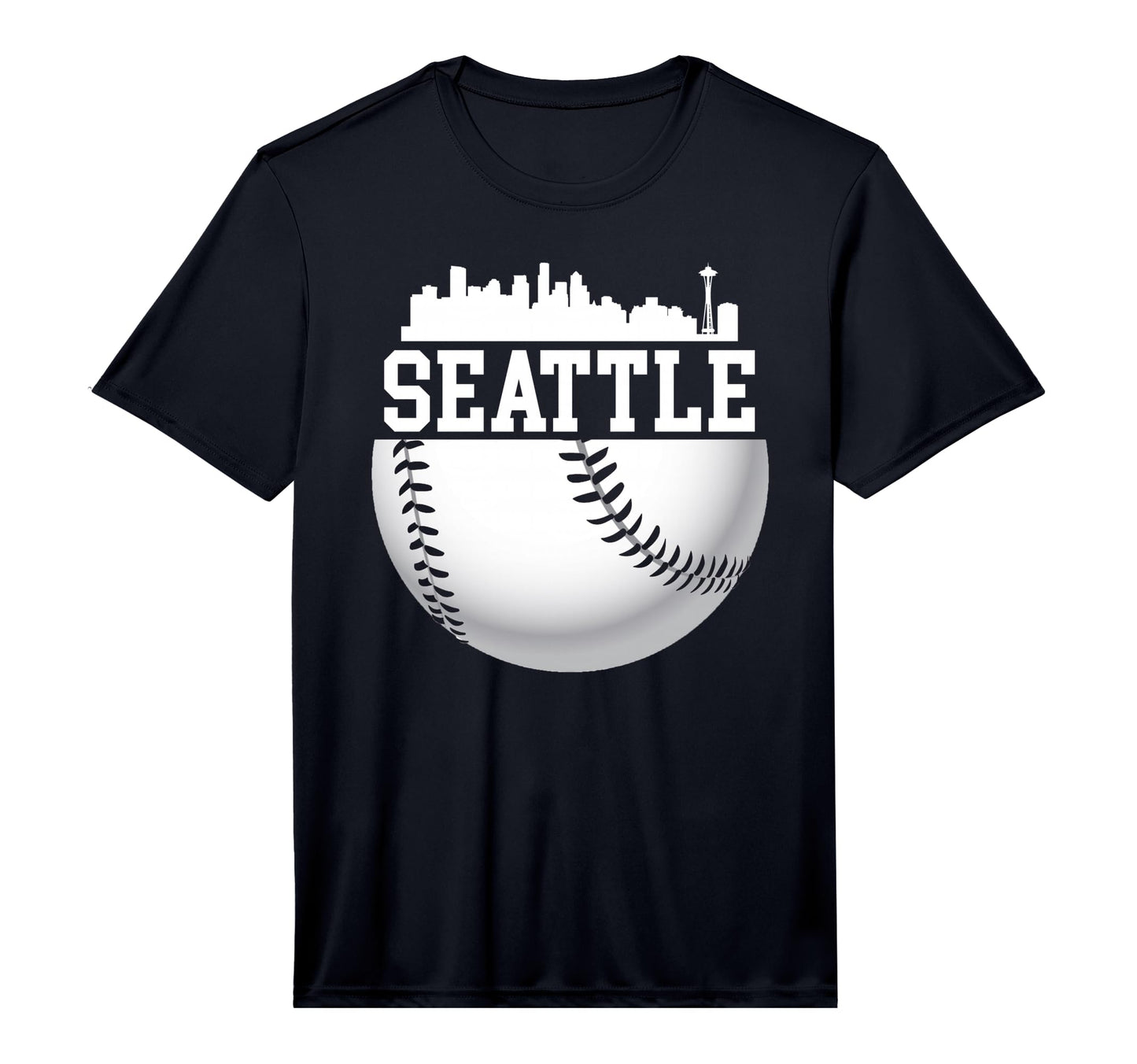 Downtown Seattle Baseball T-Shirt - Casual Everyday Wear Men Women - T-Shirt, Sweatshirt, Hoodie