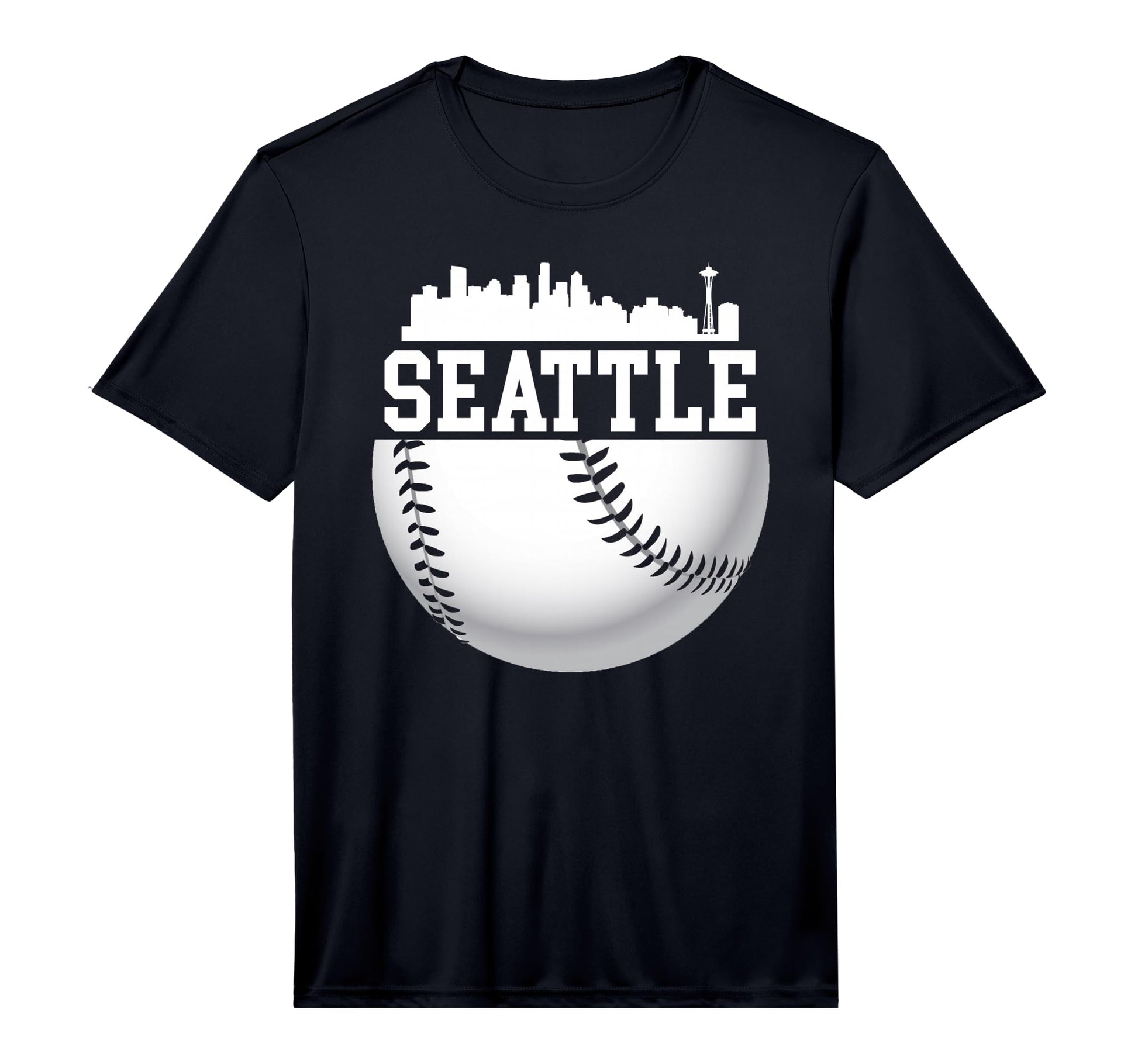 Downtown Seattle Baseball T-Shirt - Casual Everyday Wear Men Women - T-Shirt, Sweatshirt, Hoodie