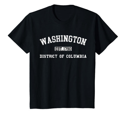 Washington Dc Usa Varsity Sports T-Shirt - Fun Novelty Design for Adults - T-Shirt, Sweatshirt, Hoodie
