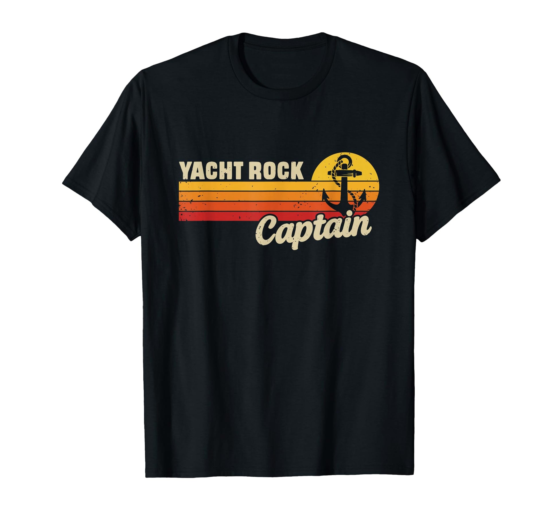 Yacht Rock Captain Pontoon Boat T-Shirt - Minimalist Print for Adults - T-Shirt, Sweatshirt, Hoodie