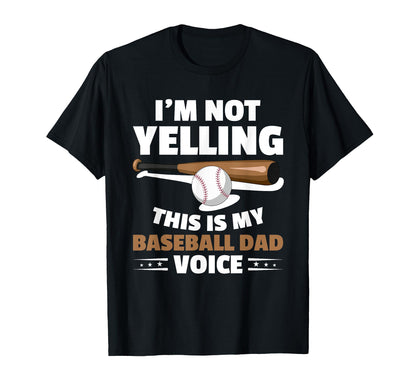 Fathers Day Baseball Dad Parent T-Shirt - Minimalist Print for Adults - T-Shirt, Sweatshirt, Hoodie