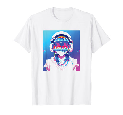 Anime Glitch Vaporwave Japanese T-Shirt - Graphic Print Men Women - T-Shirt, Sweatshirt, Hoodie
