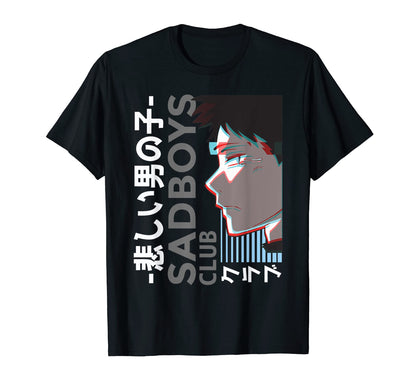 Mens Vaporwave Japanese Manga Aesthetic T-Shirt - Trendy Graphic Unisex - T-Shirt, Sweatshirt, Hoodie