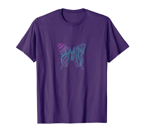 Cyber Aesthetic Butterfly Futurism T-Shirt - Fun Novelty Design Unisex - T-Shirt, Sweatshirt, Hoodie