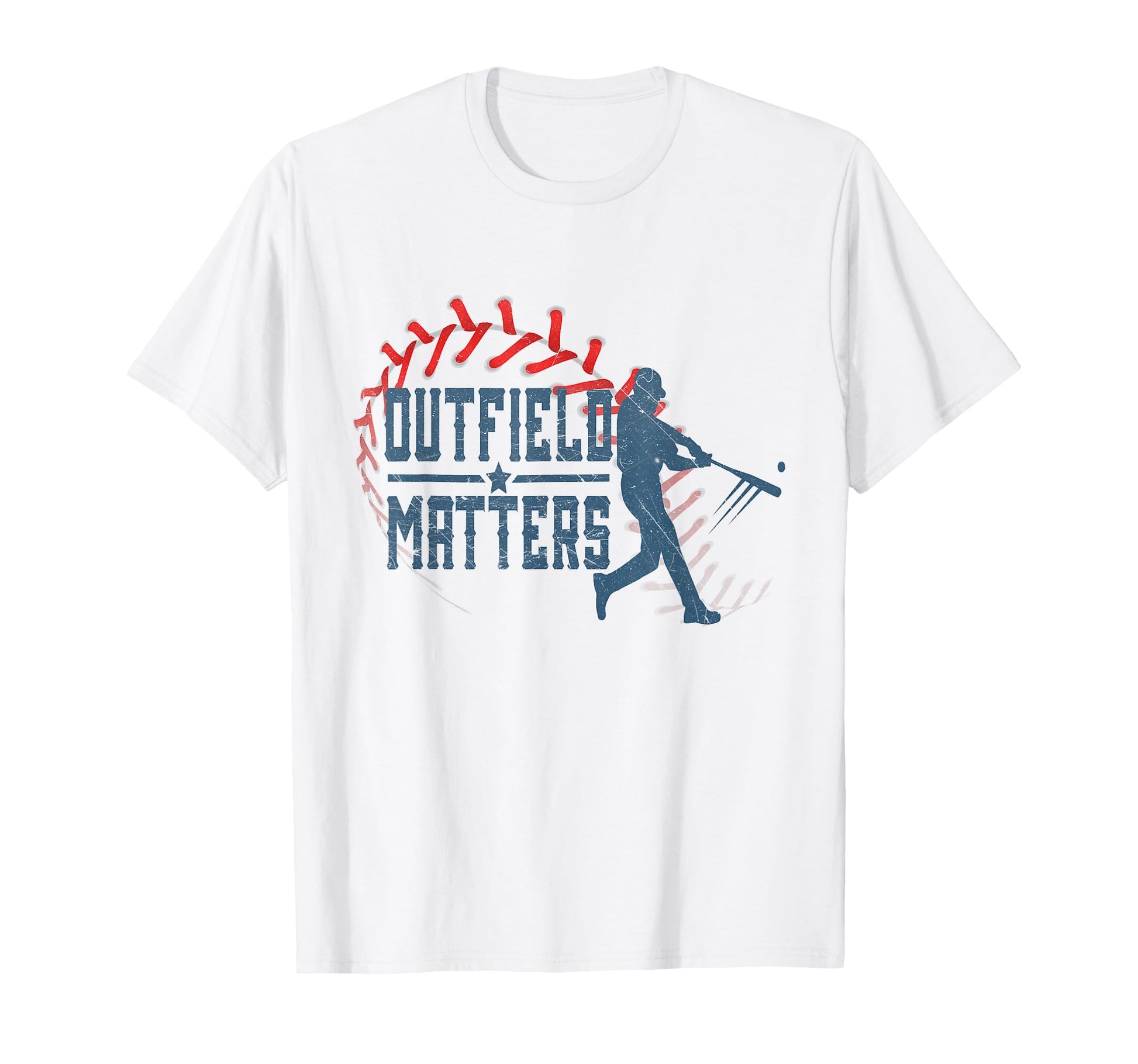 Playing Baseball Outfield Matters T-Shirt - Aesthetic Graphic Men Women - T-Shirt, Sweatshirt, Hoodie
