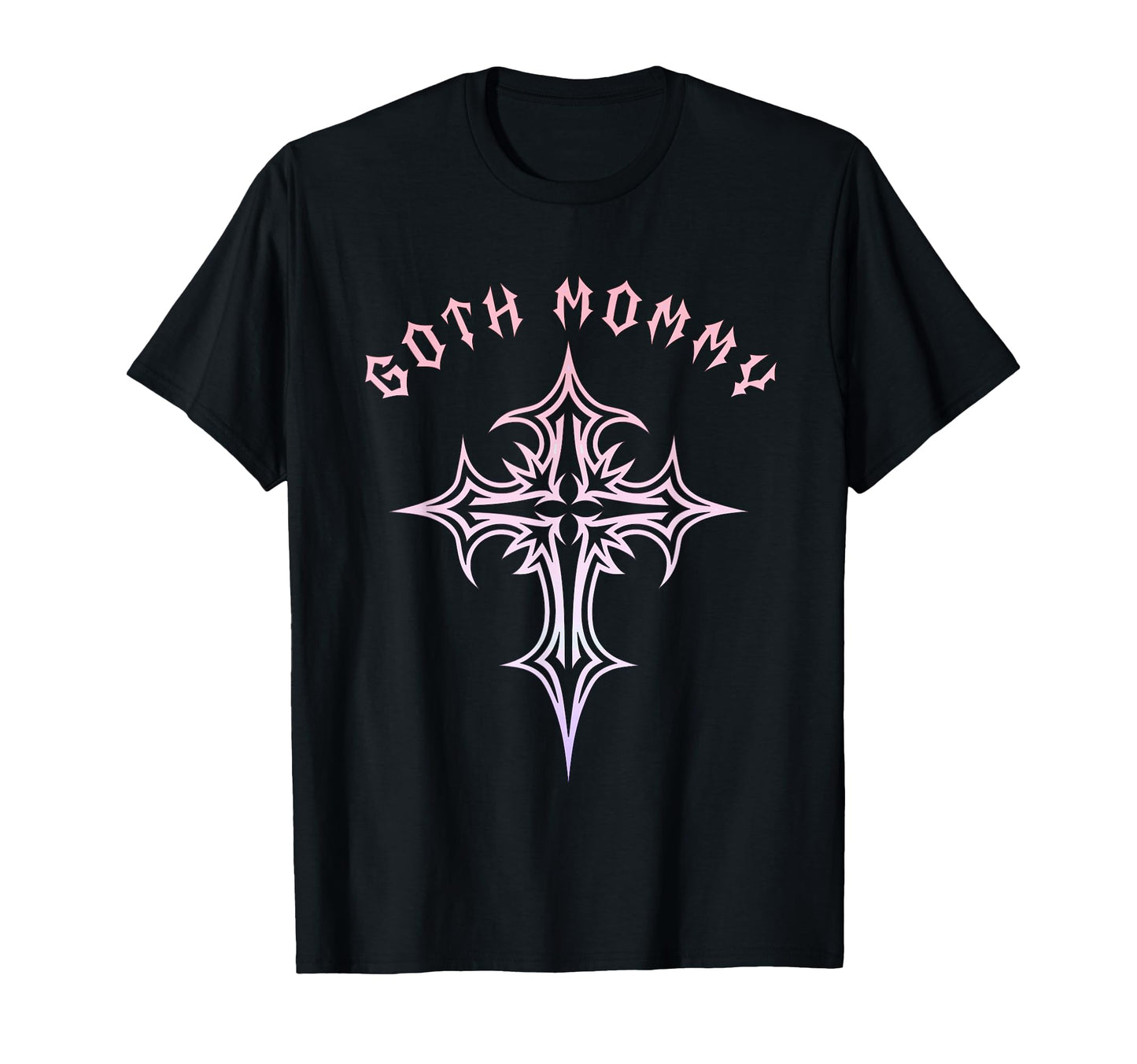 Goth Mommy Gothic Cross Y2K T-Shirt - Fun Novelty Design for Adults - T-Shirt, Sweatshirt, Hoodie