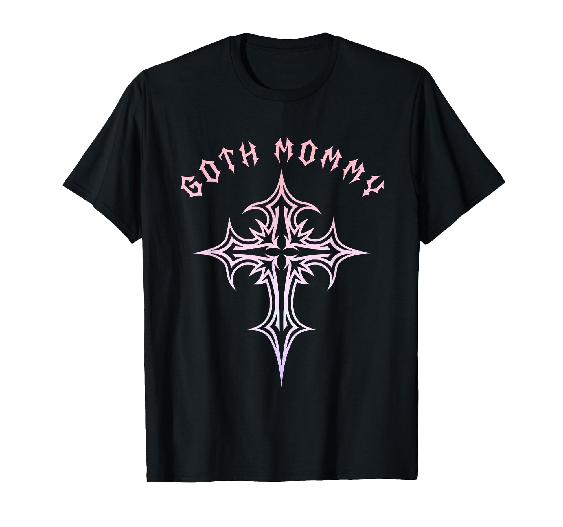 Goth Mommy Gothic Cross Y2K T-Shirt - Fun Novelty Design for Adults - T-Shirt, Sweatshirt, Hoodie