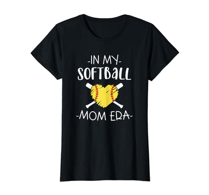 My Softball Mom Era Funny Softball T-Shirt - Streetwear Style for Adults - T-Shirt, Sweatshirt, Hoodie