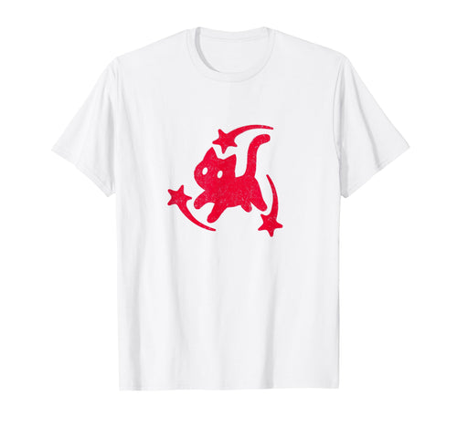 Yk2 Grunge Scary Cat Shooting Stars T-Shirt - Custom Art Print Men Women - T-Shirt, Sweatshirt, Hoodie