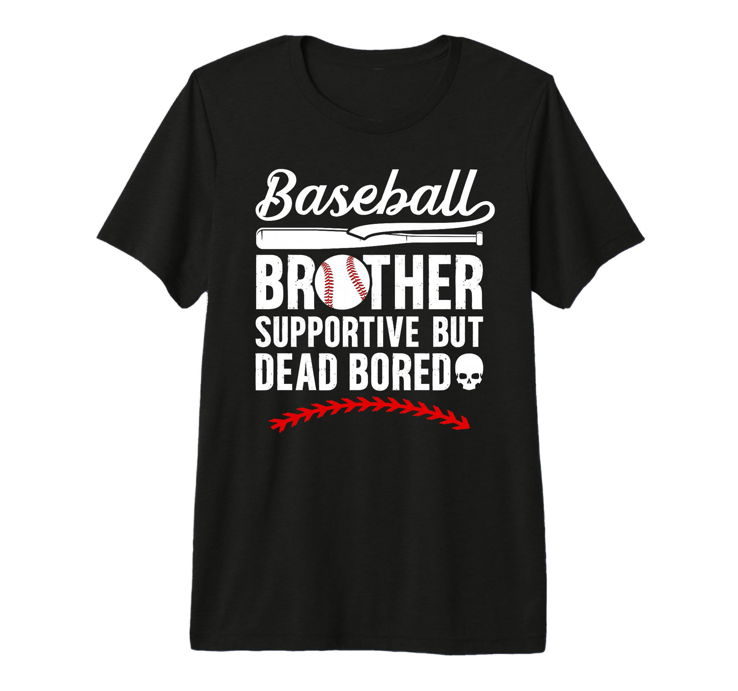 Baseball Brother Supportive Baseball T-Shirt - Minimalist Print for Adults - T-Shirt, Sweatshirt, Hoodie