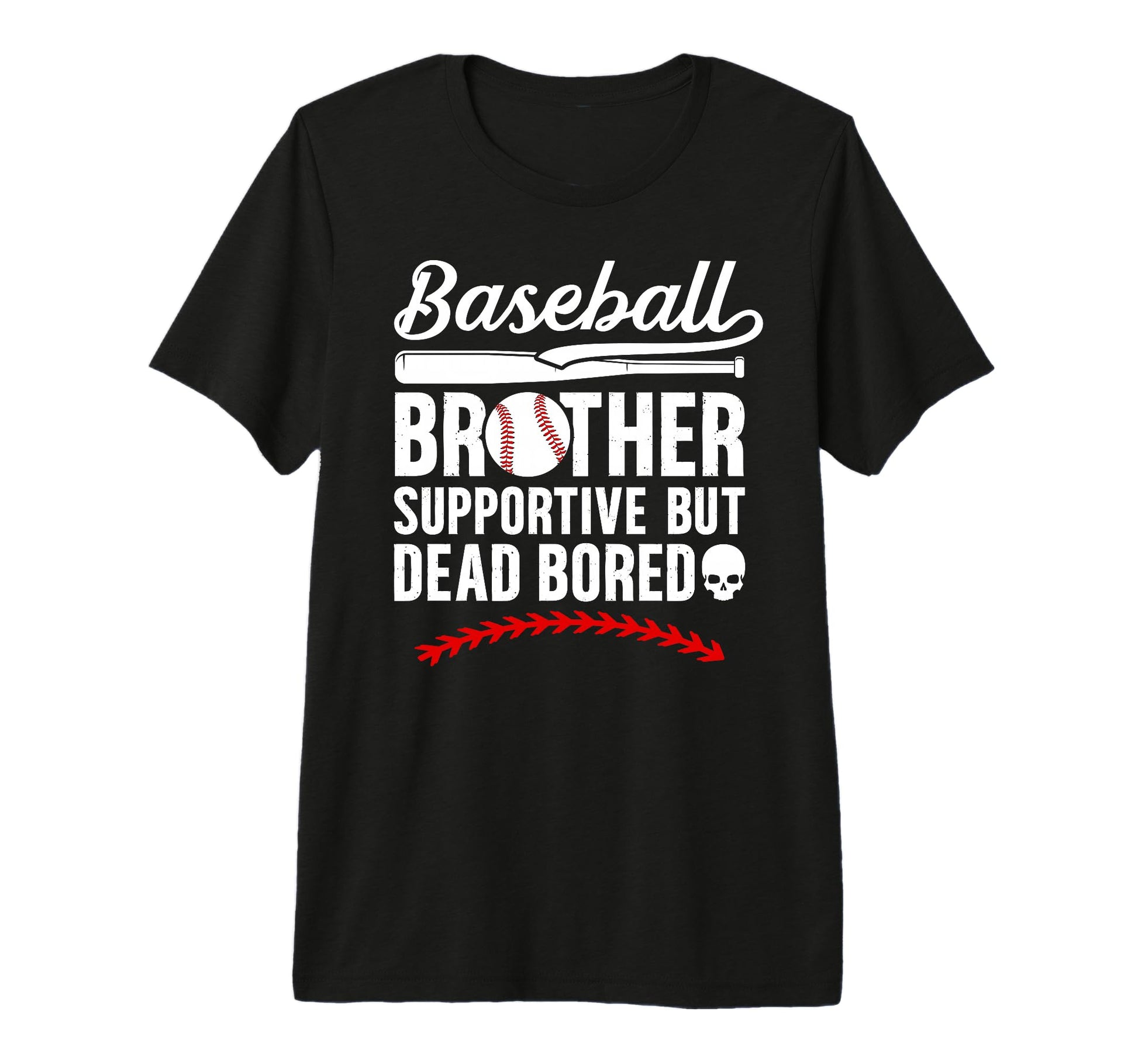 Baseball Brother Supportive Baseball T-Shirt - Minimalist Print for Adults - T-Shirt, Sweatshirt, Hoodie