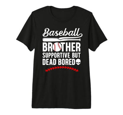 Baseball Brother Supportive Baseball T-Shirt - Minimalist Print for Adults - T-Shirt, Sweatshirt, Hoodie