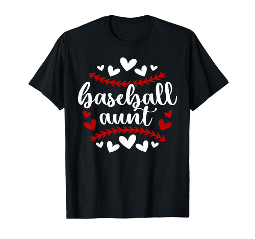Baseball Aunt Baseball Player Auntie T-Shirt - Novelty Apparel Men Women - T-Shirt, Sweatshirt, Hoodie