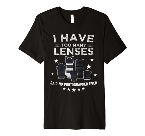 Photography Lens Photographer Collector T-Shirt - Trendy Graphic Men Women - T-Shirt, Sweatshirt, Hoodie