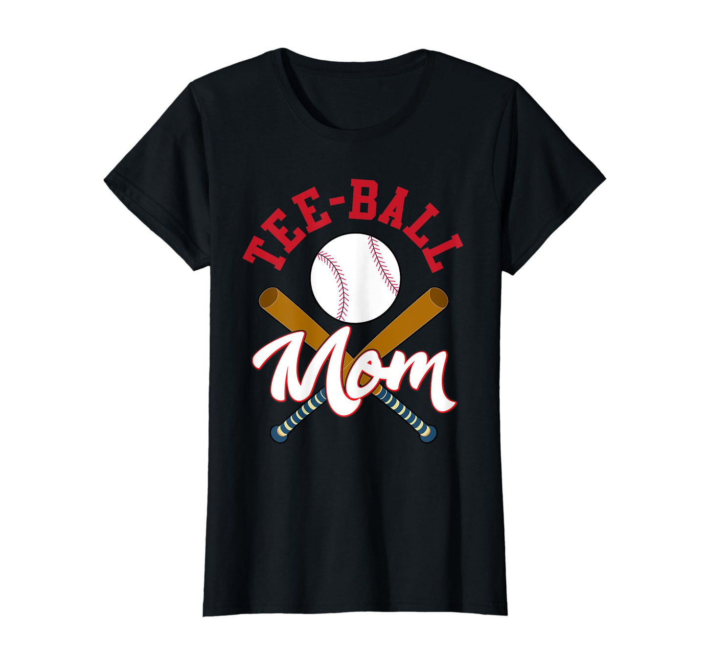 Womens Ball Mom Play T Ball Gift T-Shirt - Graphic Print Unisex - T-Shirt, Sweatshirt, Hoodie
