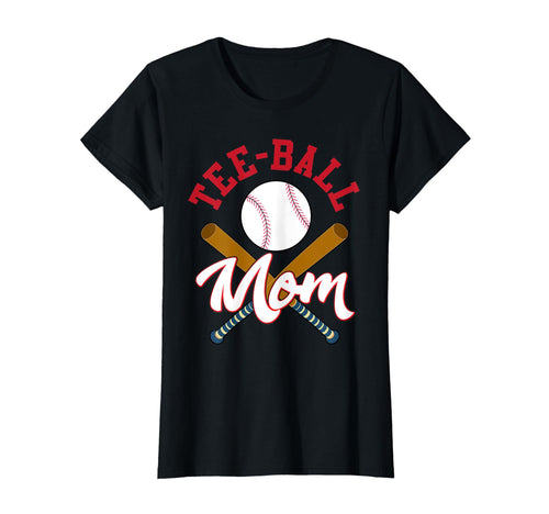 Womens Ball Mom Play T Ball Gift T-Shirt - Graphic Print Unisex - T-Shirt, Sweatshirt, Hoodie