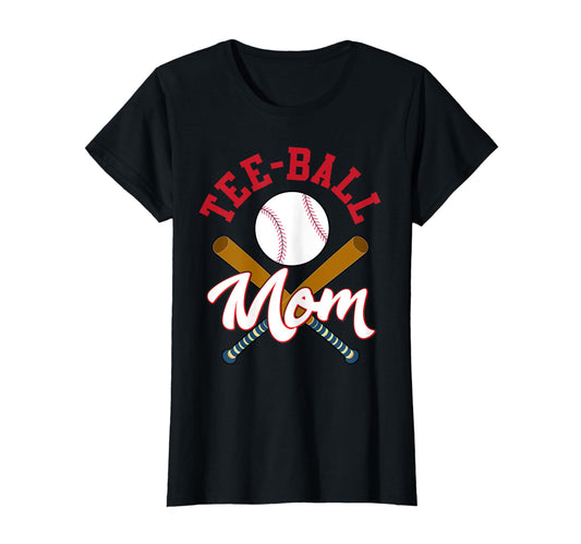 Womens Ball Mom Play T Ball Gift T-Shirt - Graphic Print Unisex - T-Shirt, Sweatshirt, Hoodie