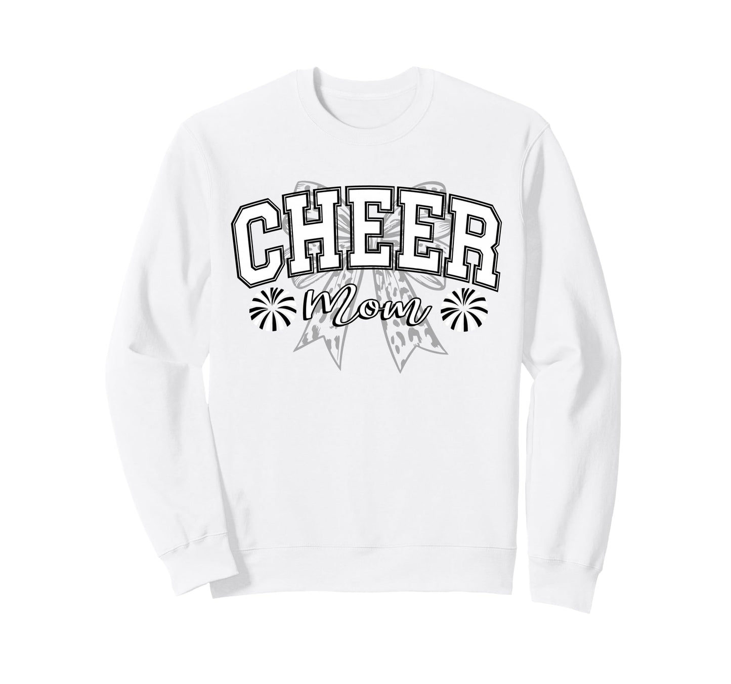 Football Cheer Mom Game Day Leopard Sweatshirt - Fun Novelty Design Unisex - T-Shirt, Sweatshirt, Hoodie