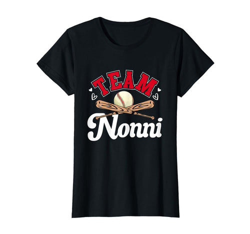 Team Nonni Mothers Day Baseball T-Shirt - Graphic Print for Adults - T-Shirt, Sweatshirt, Hoodie